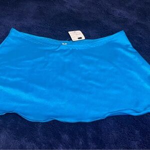 Chic Electric Blue Mini Skirt